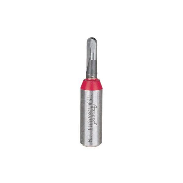Round Nose Router Bit - 1/2" SH - Cutting Radius:1/8" - Diameter:1/4" - Cutting Length:3/8"